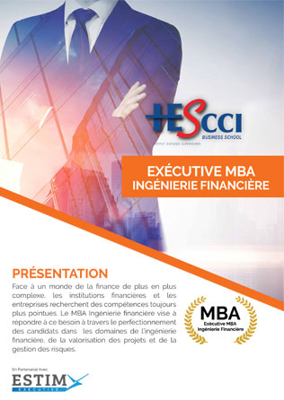 EXÉCUTIVE MBA INGÉNIERIE FINANCIÈRE