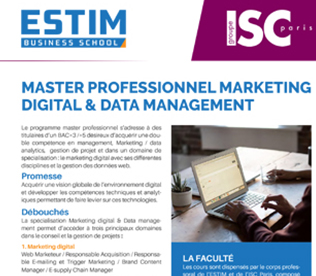 Marketing digital & Data management