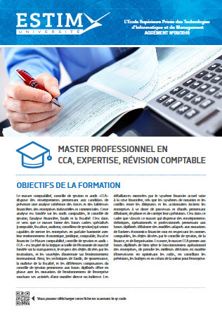 Master Comptabilité, contrôle et audit