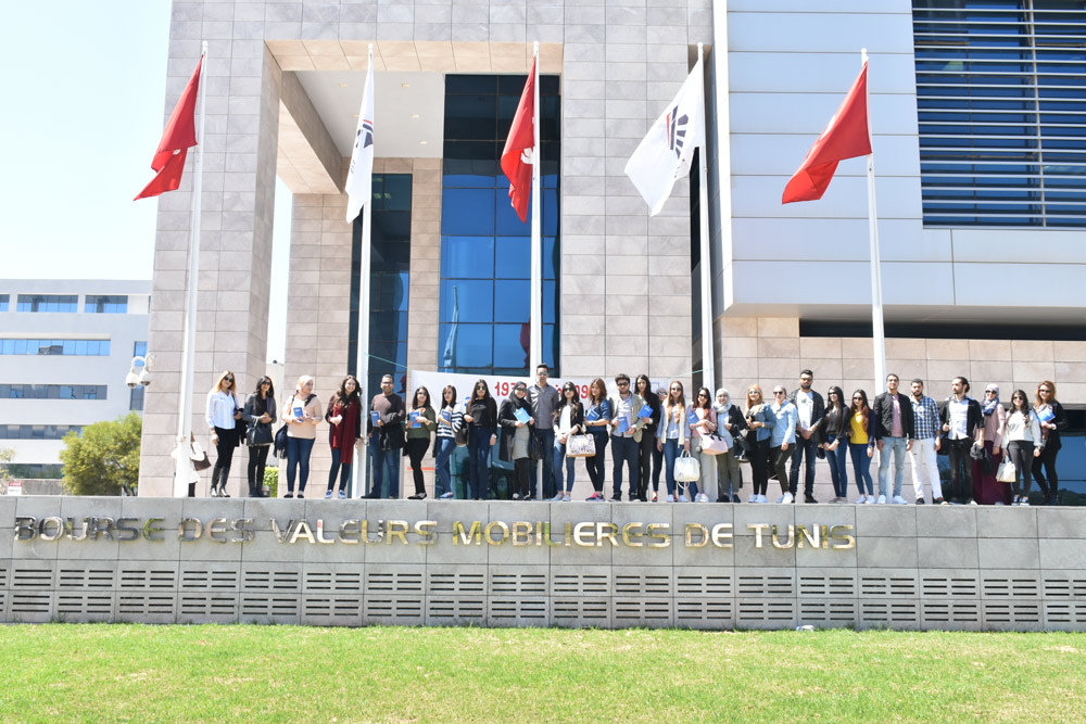 Visite à La Bourse des Valeurs Mobilières de Tunis